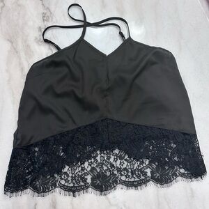 Black lace top